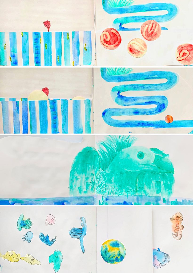 My project for course: Creative Watercolor Sketching for Beginners 6