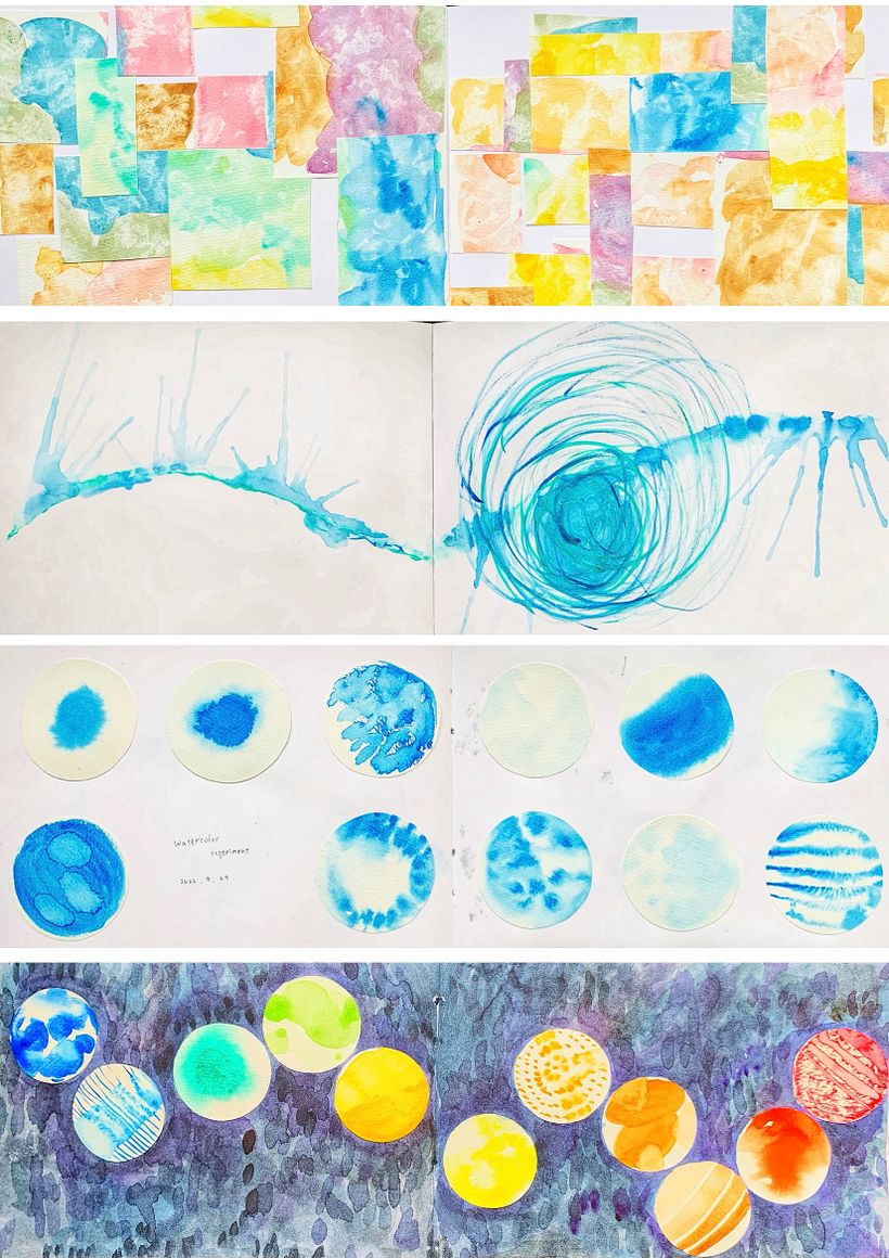 My project for course: Creative Watercolor Sketching for Beginners 8