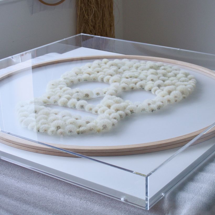 Human Nature - dandelion art skull 1