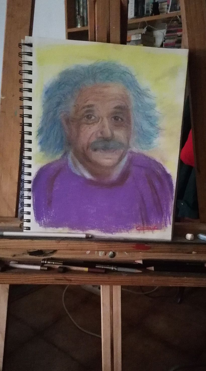 Mi proyecto del curso: Retrato realista al pastel tiza 1