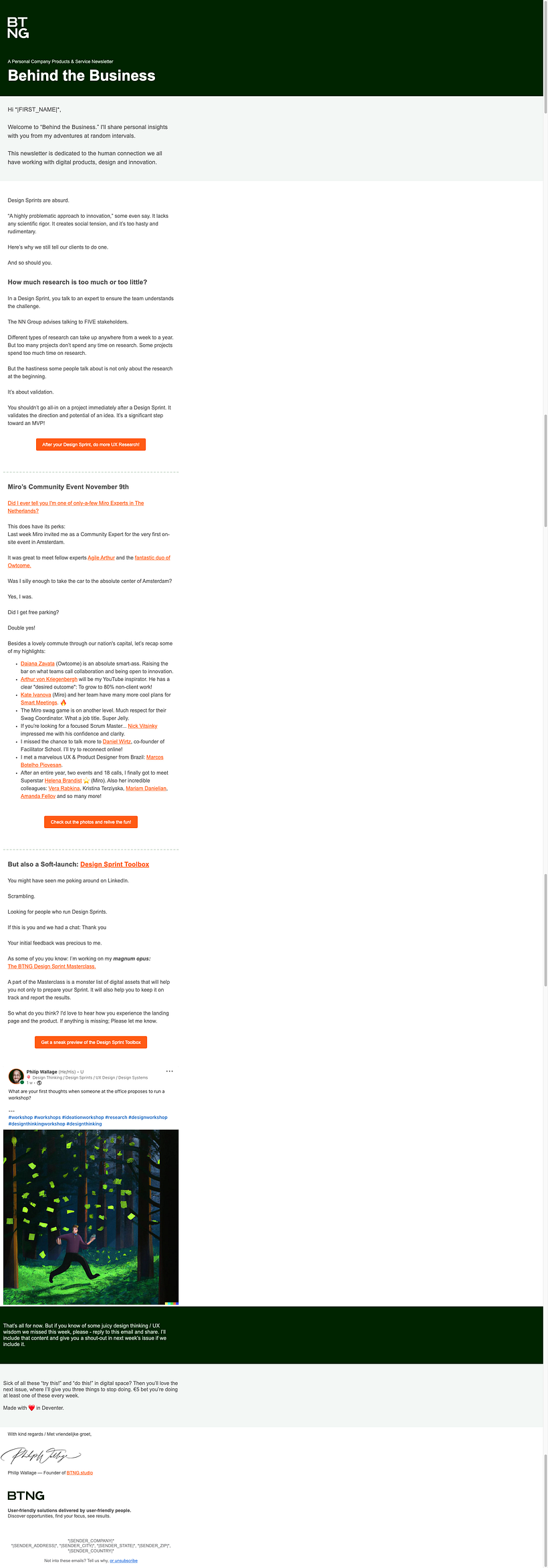 My project for course: Copywriting Essentials for Email Newsletters 1