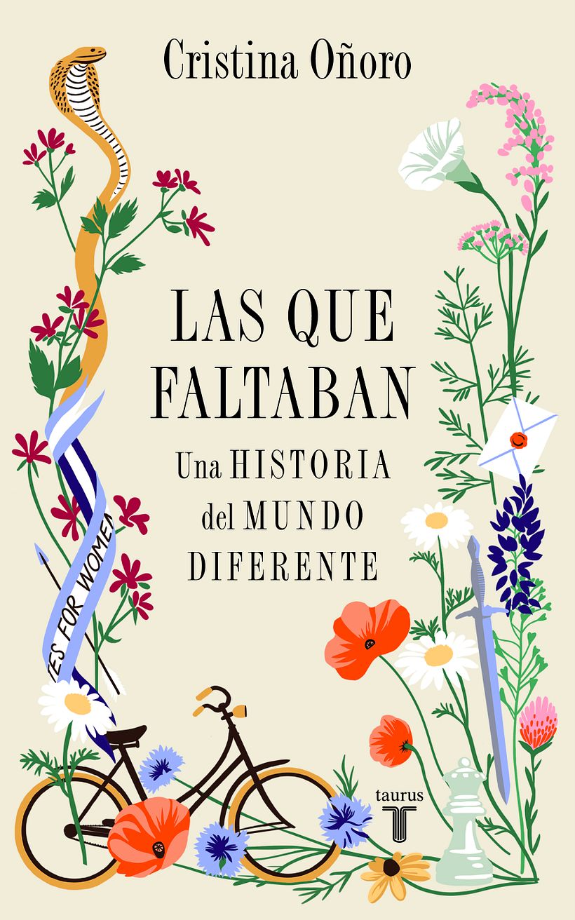 Ilustración con la que empecé a trabajar el bordado