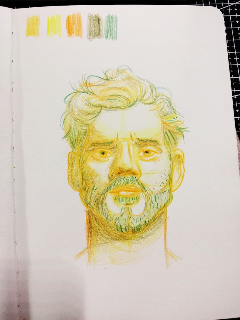 My project for course: Vibrant Portrait Drawing with Colored Pencils 5