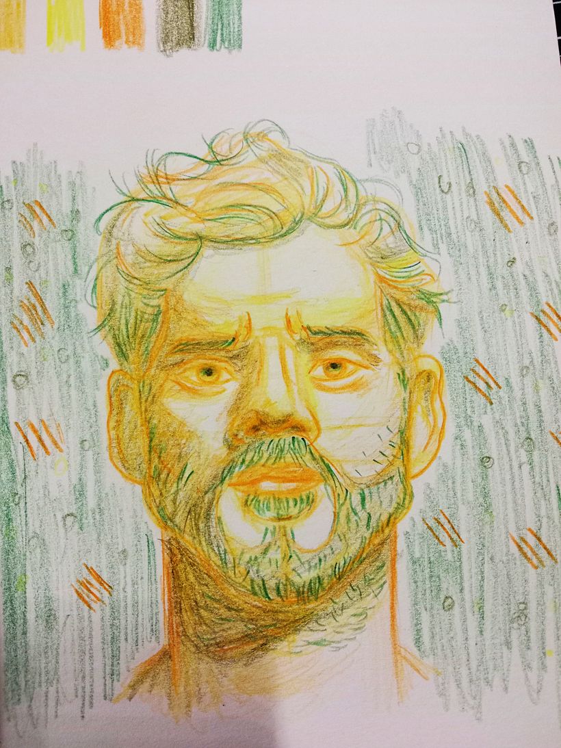 My project for course: Vibrant Portrait Drawing with Colored Pencils 6