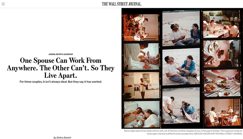 The Wall Street Journal: Couples living apart (Oct. 2021) 1