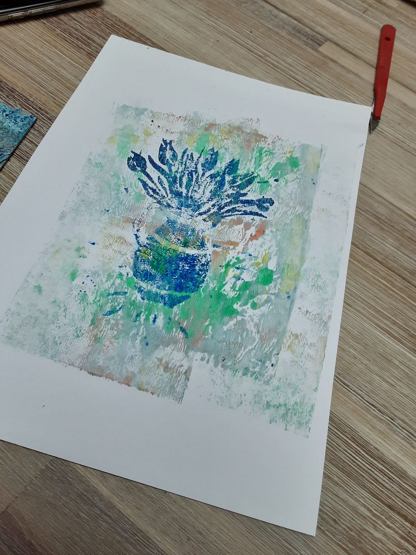 My project for course: Contemporary Printmaking with Linoleum 5