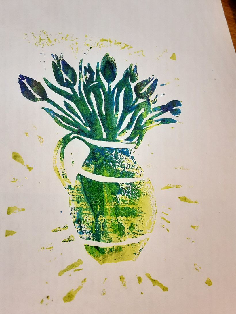 My project for course: Contemporary Printmaking with Linoleum 8