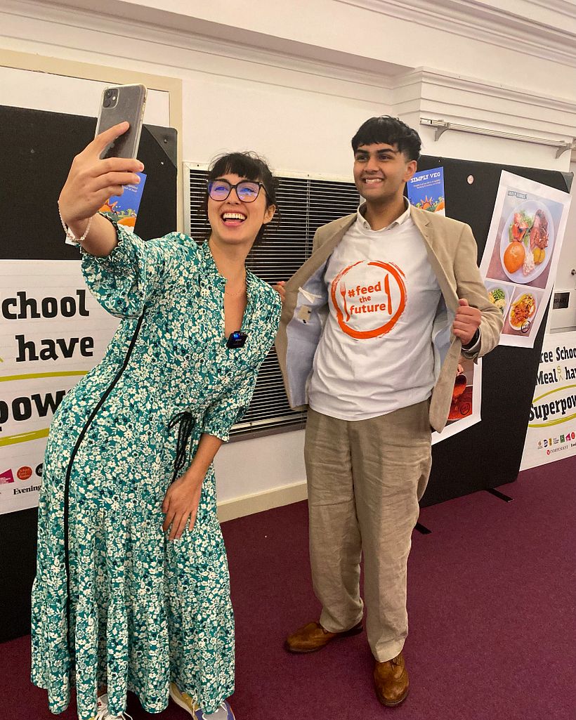 Melissa Hemsley and Dev Sharma 