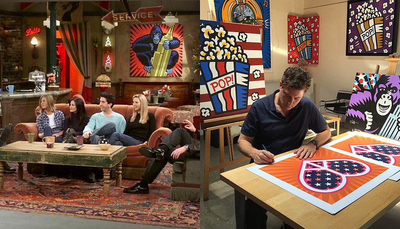 Burton Morris, the artist who created much of the artwork featured in Friends.