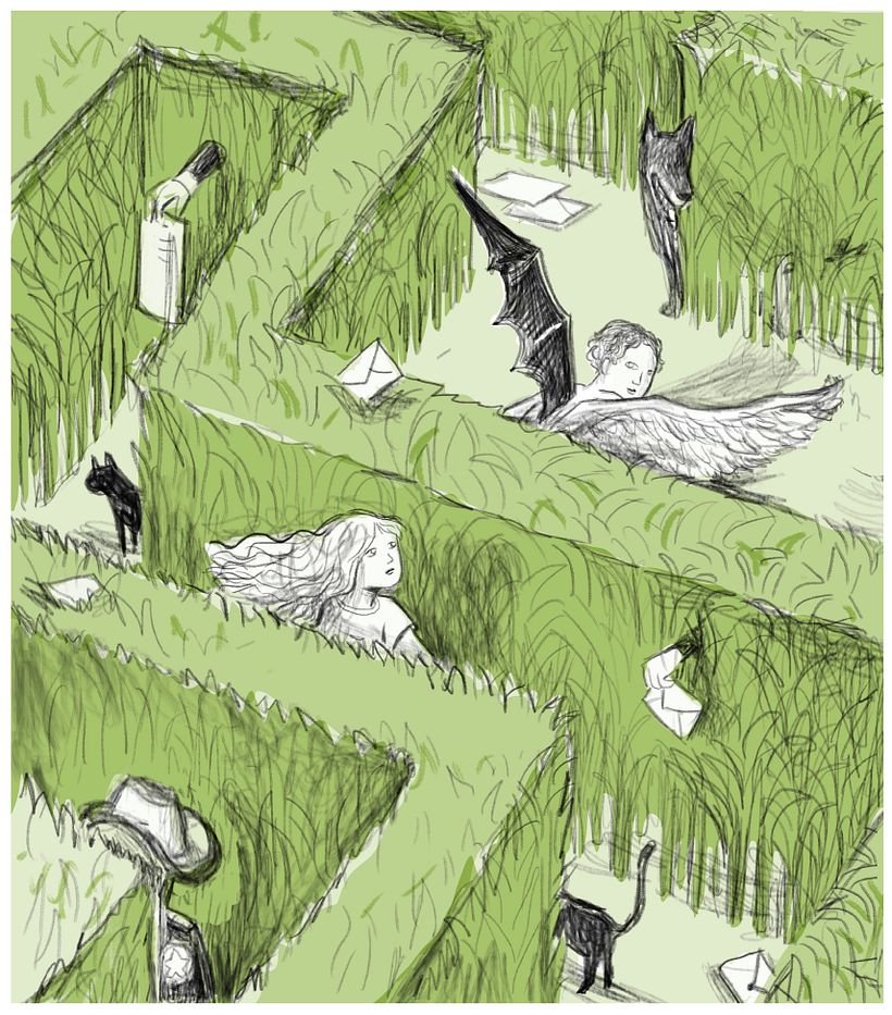 Sketching phase and digital color