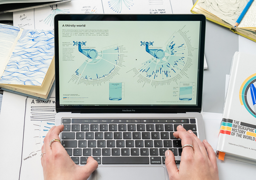 Refining the design in Adobe Illustrator
