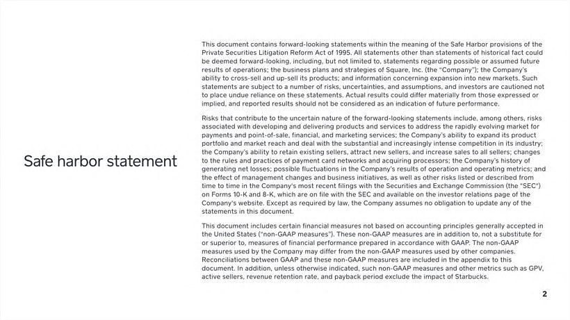 Square Investor Presentation, Q2 2016 4