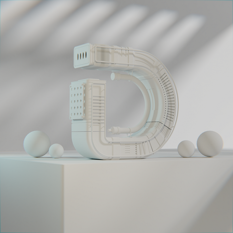 Mi proyecto del curso: Diseño 3D de letras originales con Blender 2