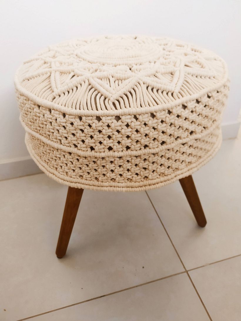 Meu projeto do curso: Técnicas de macramê circular 1