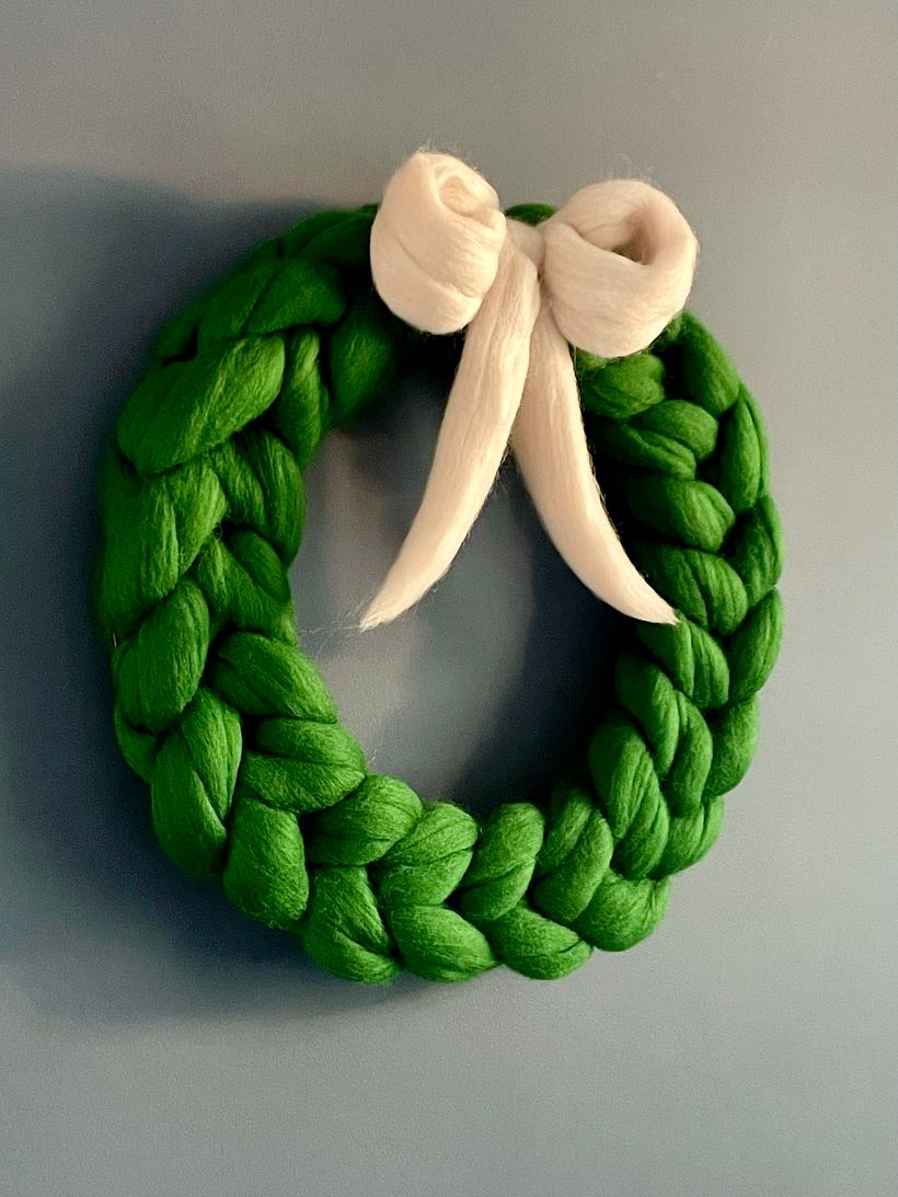 Woolly Christmas Wreath 1