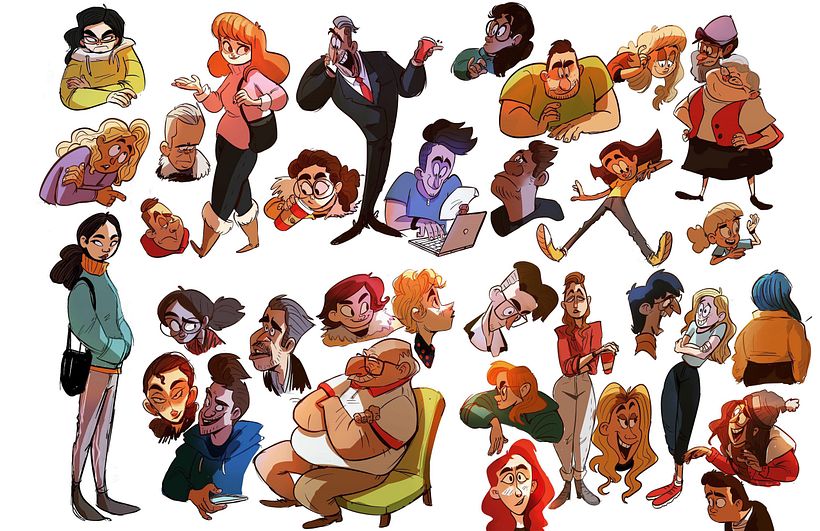 Personajes desde el Sketchbook 1