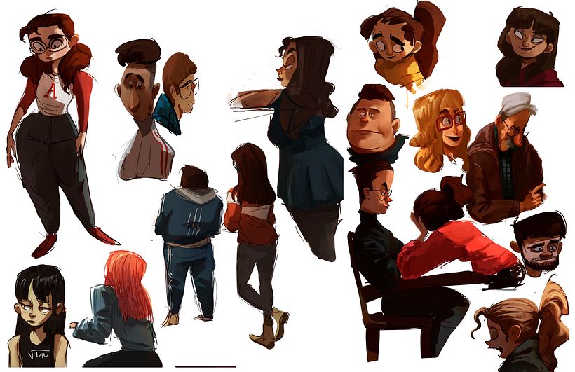 Personajes desde el Sketchbook 2