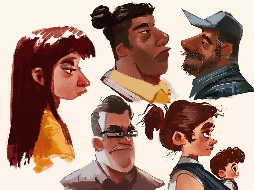 Personajes desde el Sketchbook 3