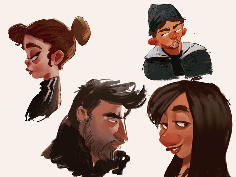 Personajes desde el Sketchbook 4