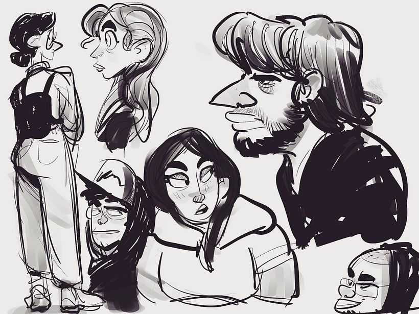 Personajes desde el Sketchbook 5