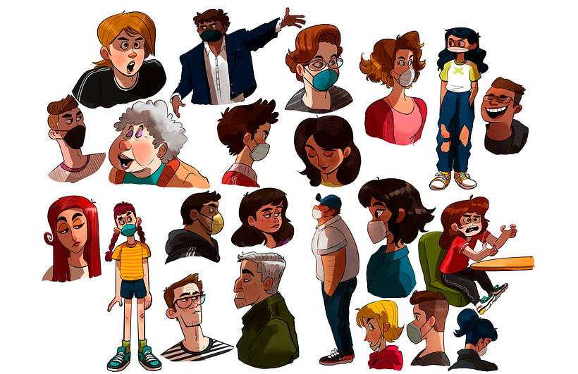 Personajes desde el Sketchbook 8