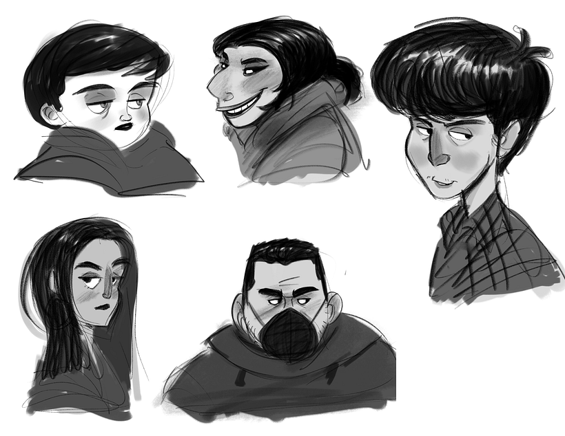 Personajes desde el Sketchbook 10