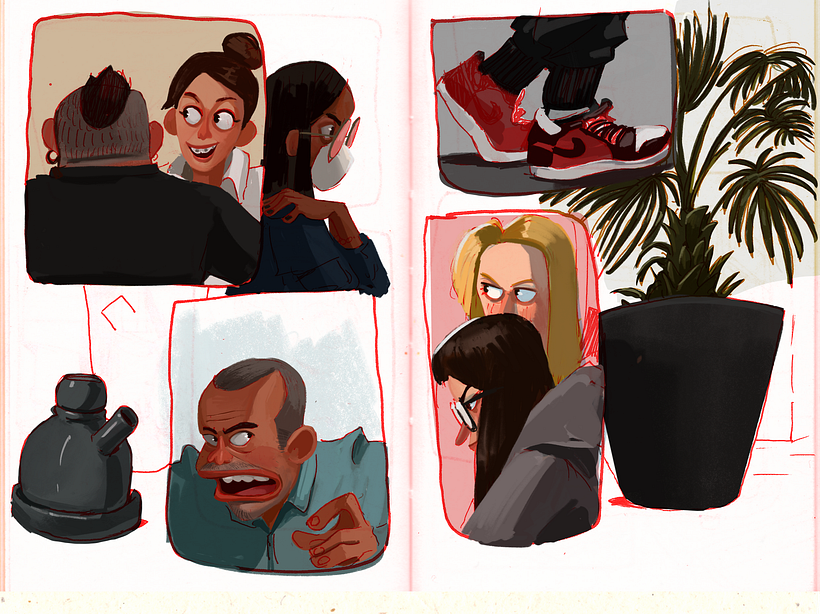 Personajes desde el Sketchbook 13