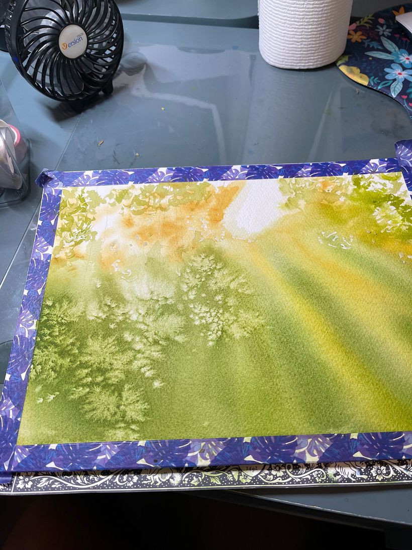 My project for course: Dreamy Watercolor Landscapes: Paint with Light 5