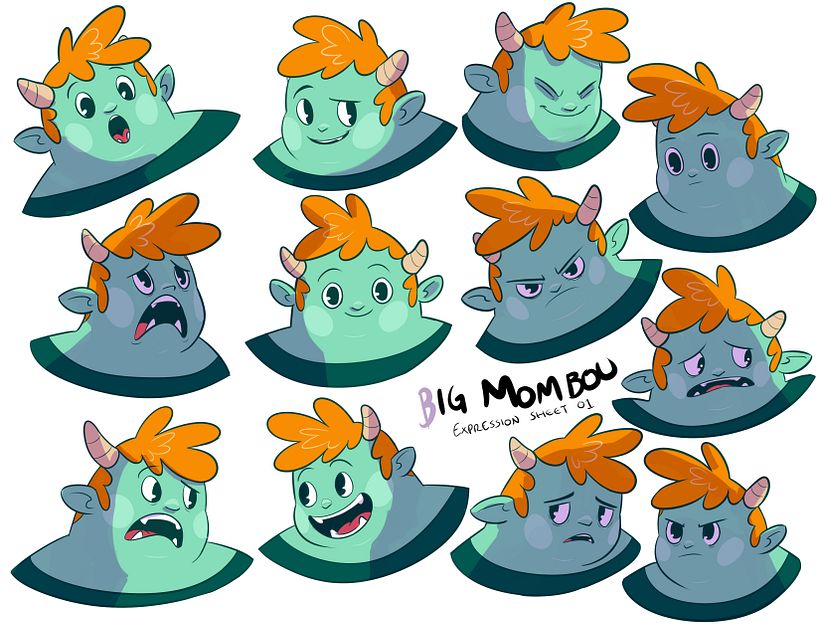 Diseño de Personajes: My Brother the Monster 1