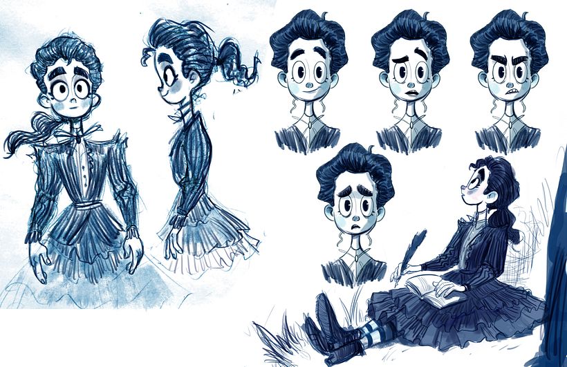 Diseño de Personajes: Los Sustos Ocultos de Frankelda 4