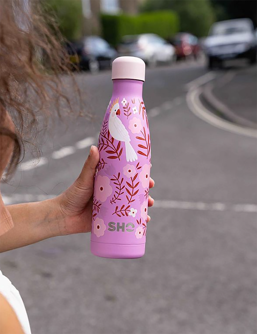 Butterfly, Cockatoo and Sloth - Sho Reusable water bottles 2