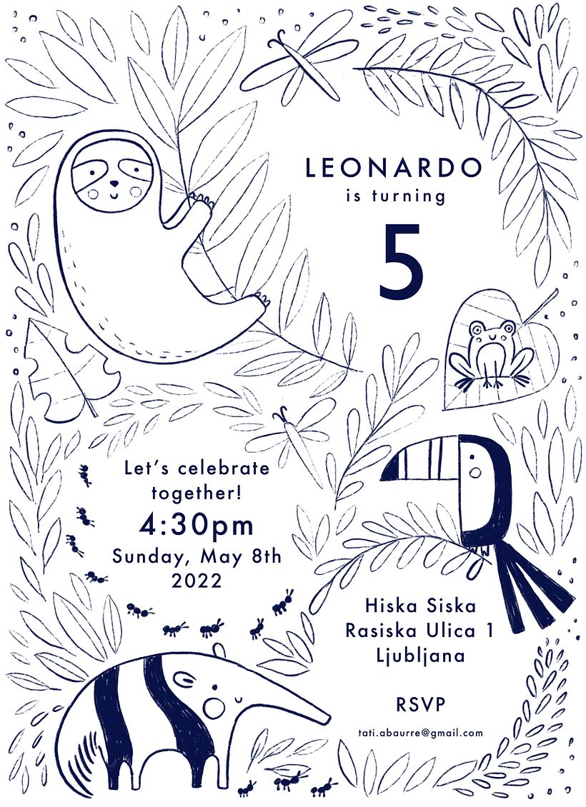 Original sketch created in Procreate