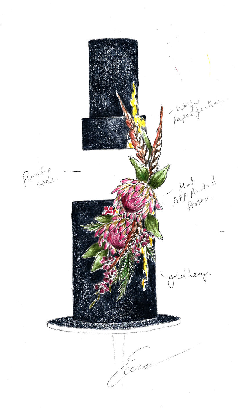 The initial design sketch - very rough at this stage!