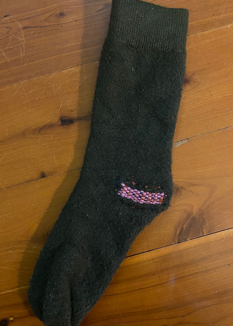 My project for course: Visible Mending: Colorful Knitwear Repair 2