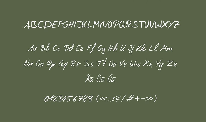 Mein Abschlussprojekt für den Kurs: Typografie-Design: Digitalisiere deine Handschrift 2