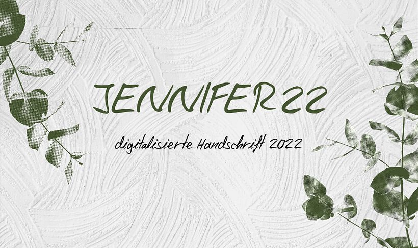 Mein Abschlussprojekt für den Kurs: Typografie-Design: Digitalisiere deine Handschrift 1