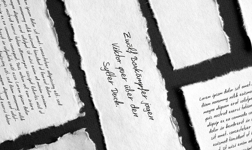 Mein Abschlussprojekt für den Kurs: Typografie-Design: Digitalisiere deine Handschrift 6