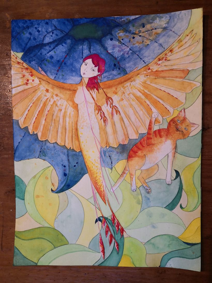 My project for course: Botanical Animal House: Watercolour, Ink and Graphite 3