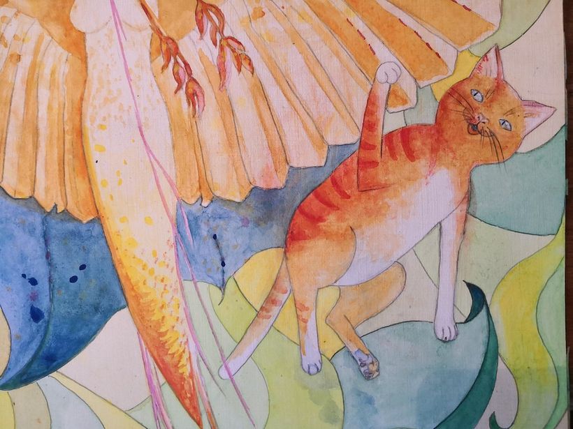 My project for course: Botanical Animal House: Watercolour, Ink and Graphite 5