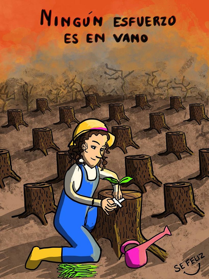 "Historias dibujadas": Es un proyecto que cuenta historias cotidianas o de la historia de la universal en un dibujo u animación. 4