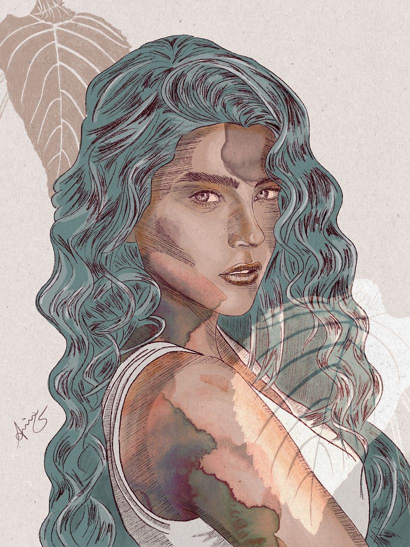My project for course: Illustrated Portraits with Procreate 1