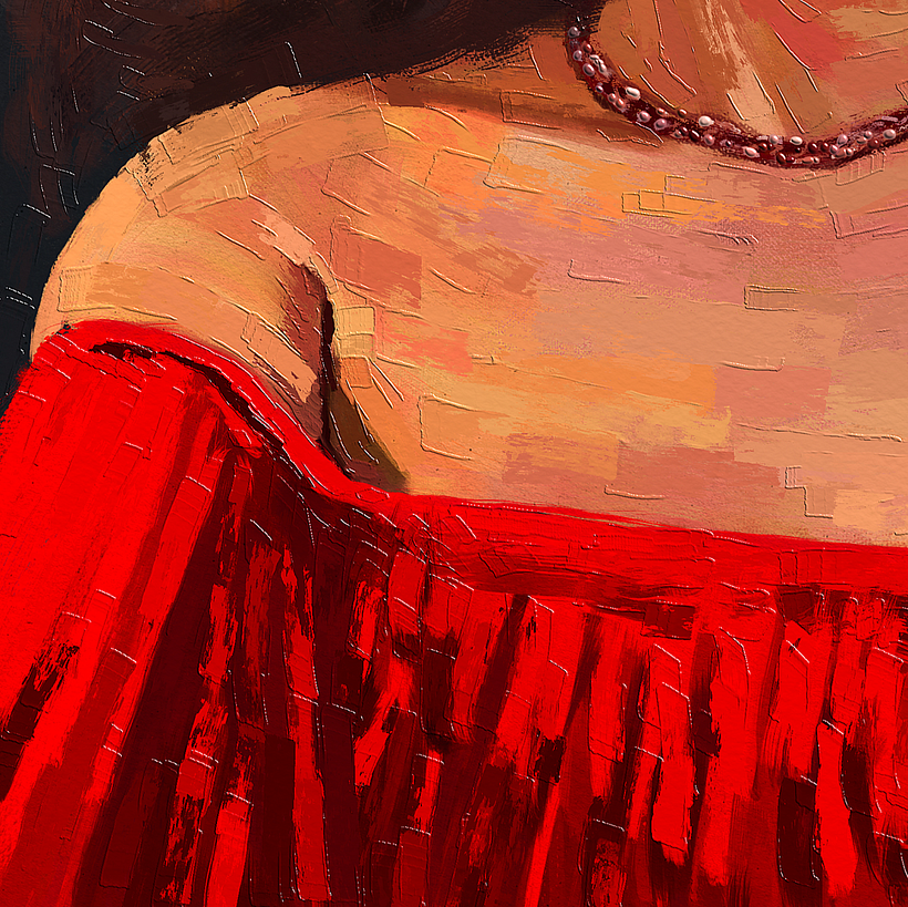 Mon projet pour le cours : Peinture de portrait à l'huile : Explorer la lumière et l'ombre 2