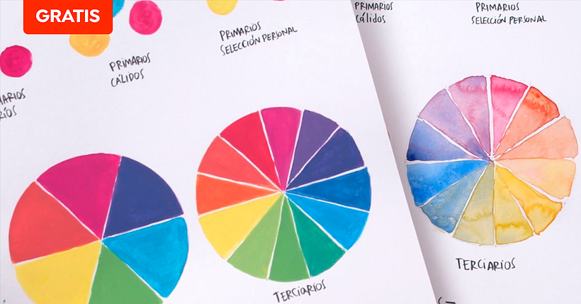 Aprende cómo usar el círculo cromático y la teoría del color con este PDF sobre cómo combinar colores del círculo cromático