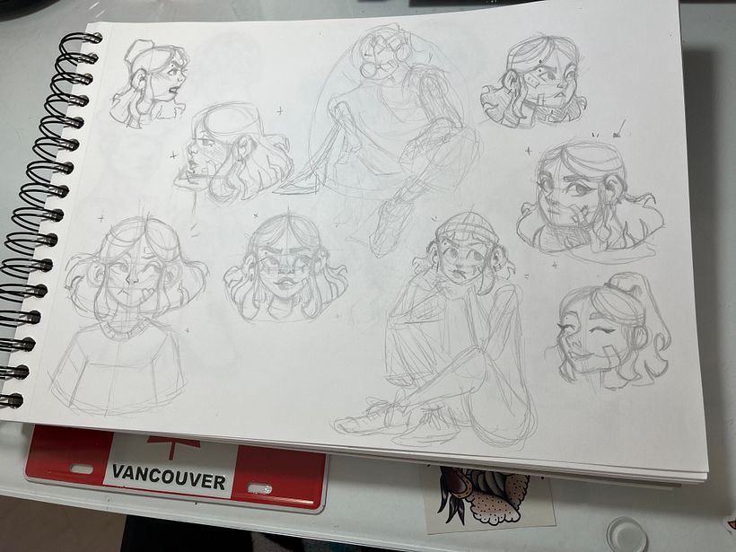 Studying her expression during her rebeld phase (teenager)