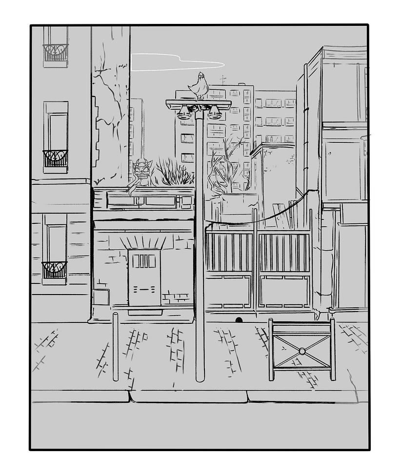 Mi proyecto del curso: Ilustración urbana con Procreate 1