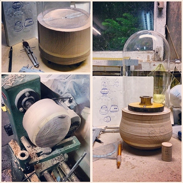WIP pictures from Loulou's woodshop.