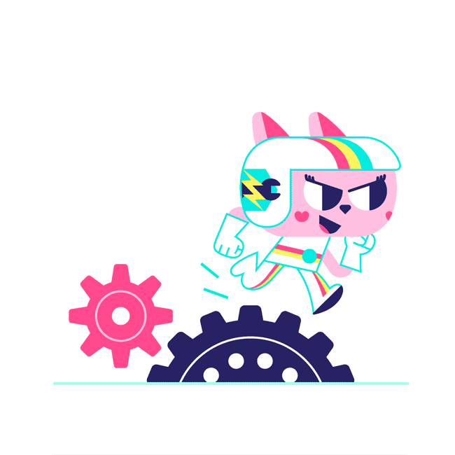 gif animation end titles Chico Bonbon - Netflix