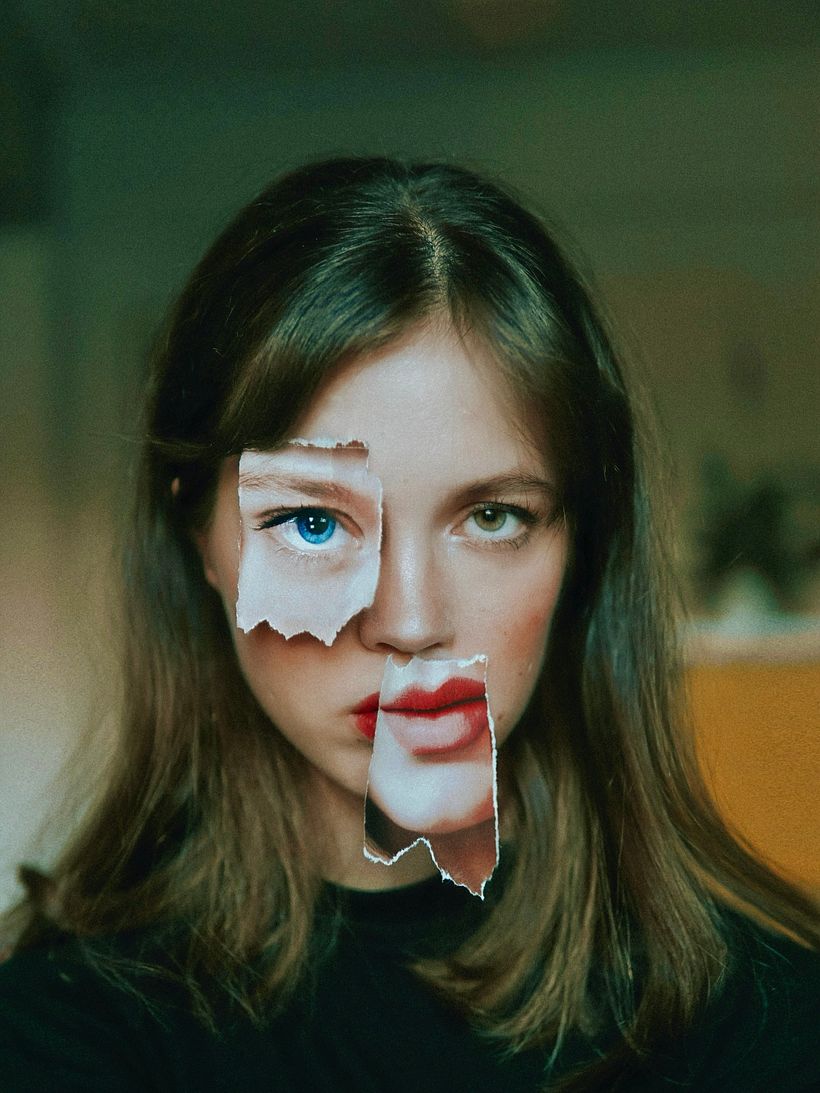 Selfportraits with props.  1
