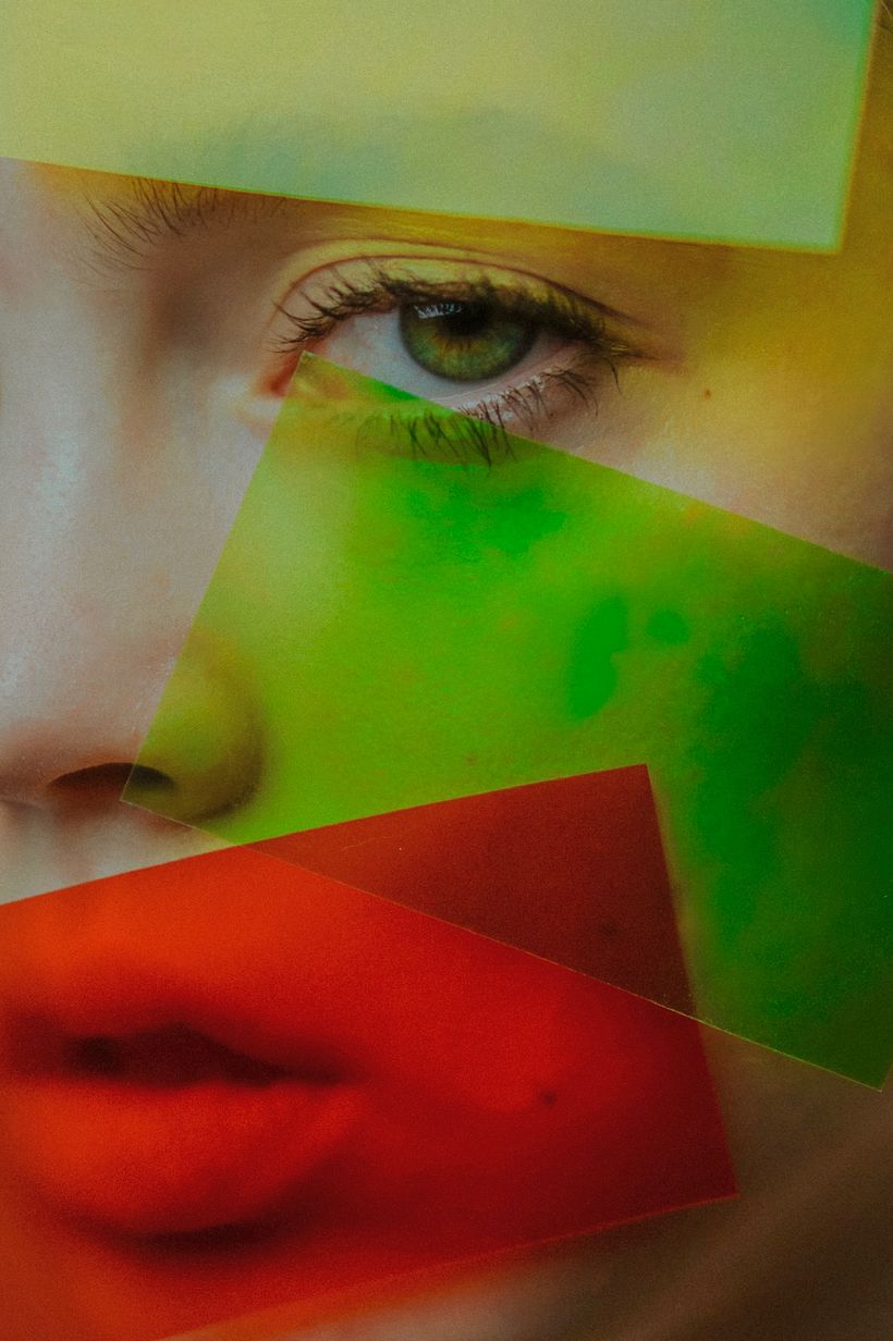 Selfportraits with props.  2