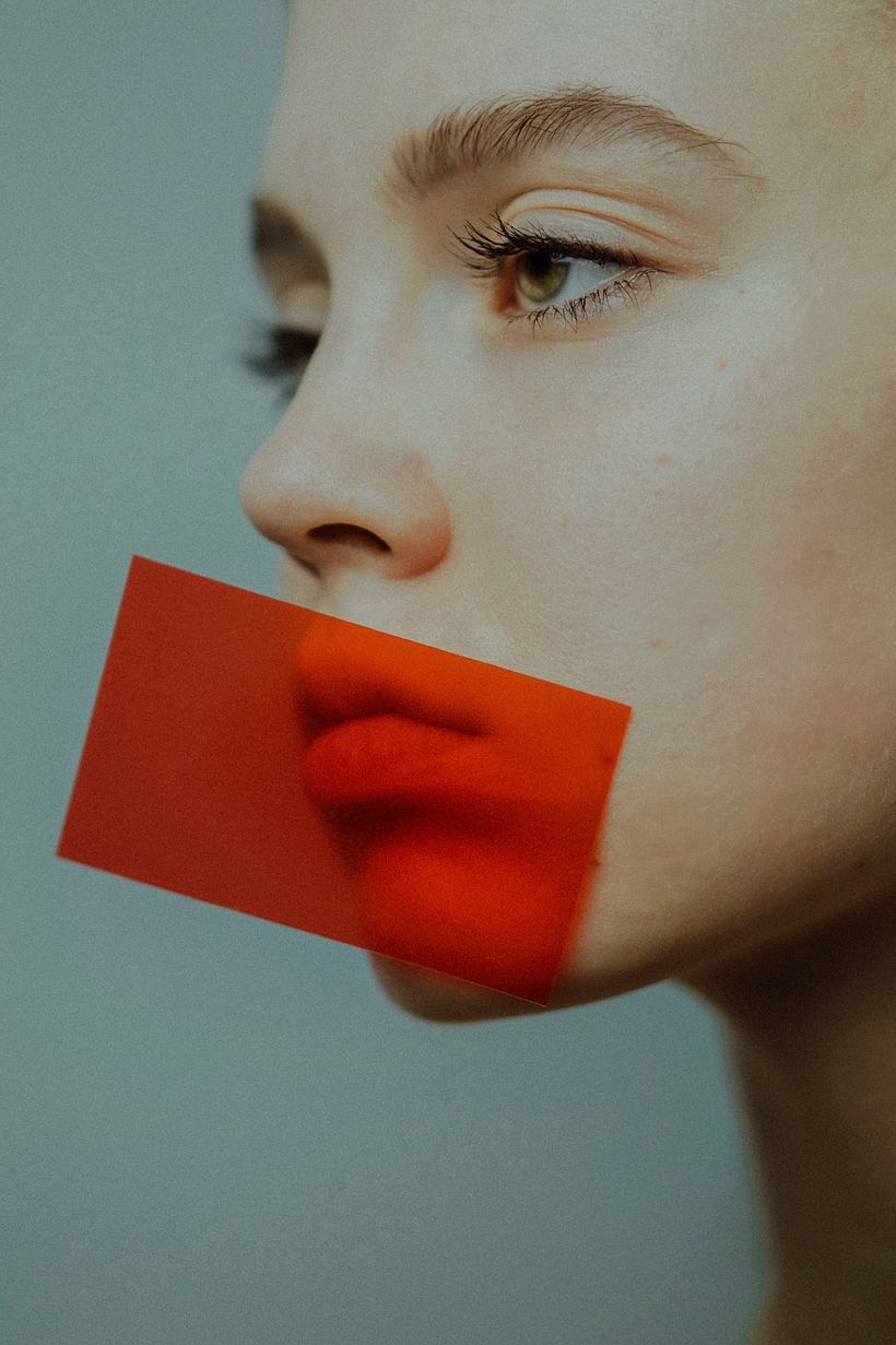 Selfportraits with props.  6